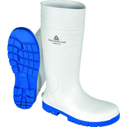 Bottes de s&eacute;curit&eacute; KEMIS S4 SRC CI BLANC BLEU
