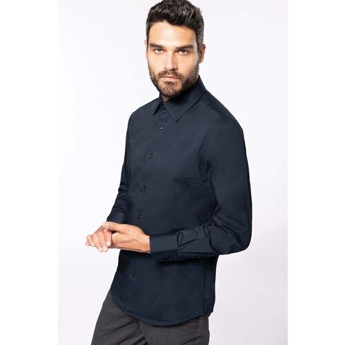 Chemise ML Homme Coton Stretch